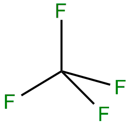 Image of tetrafluoromethane